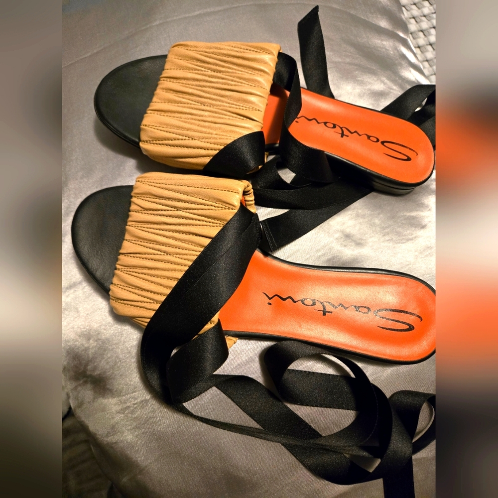 Santoni Woman Sandals Soft Leather